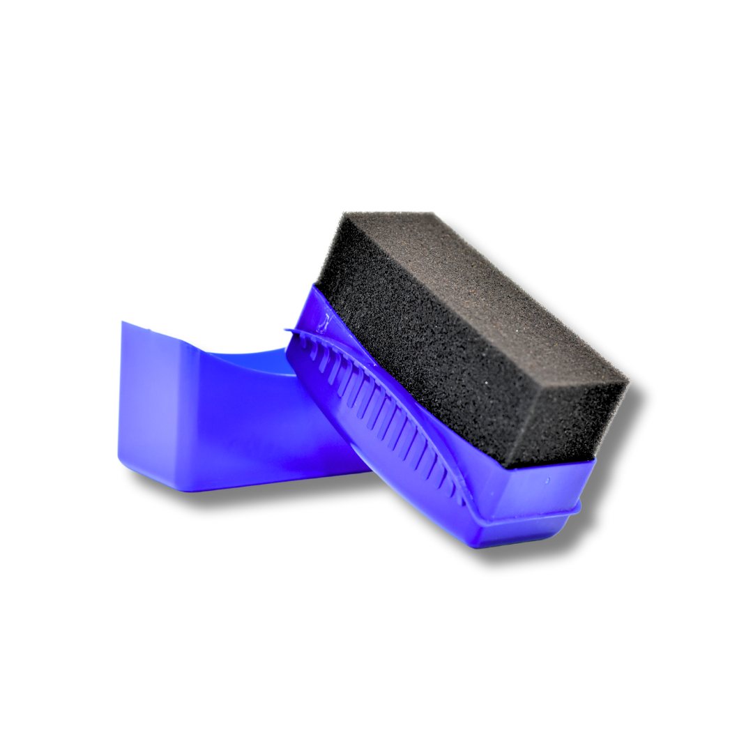 Tire Shine Applicator with Protective Case