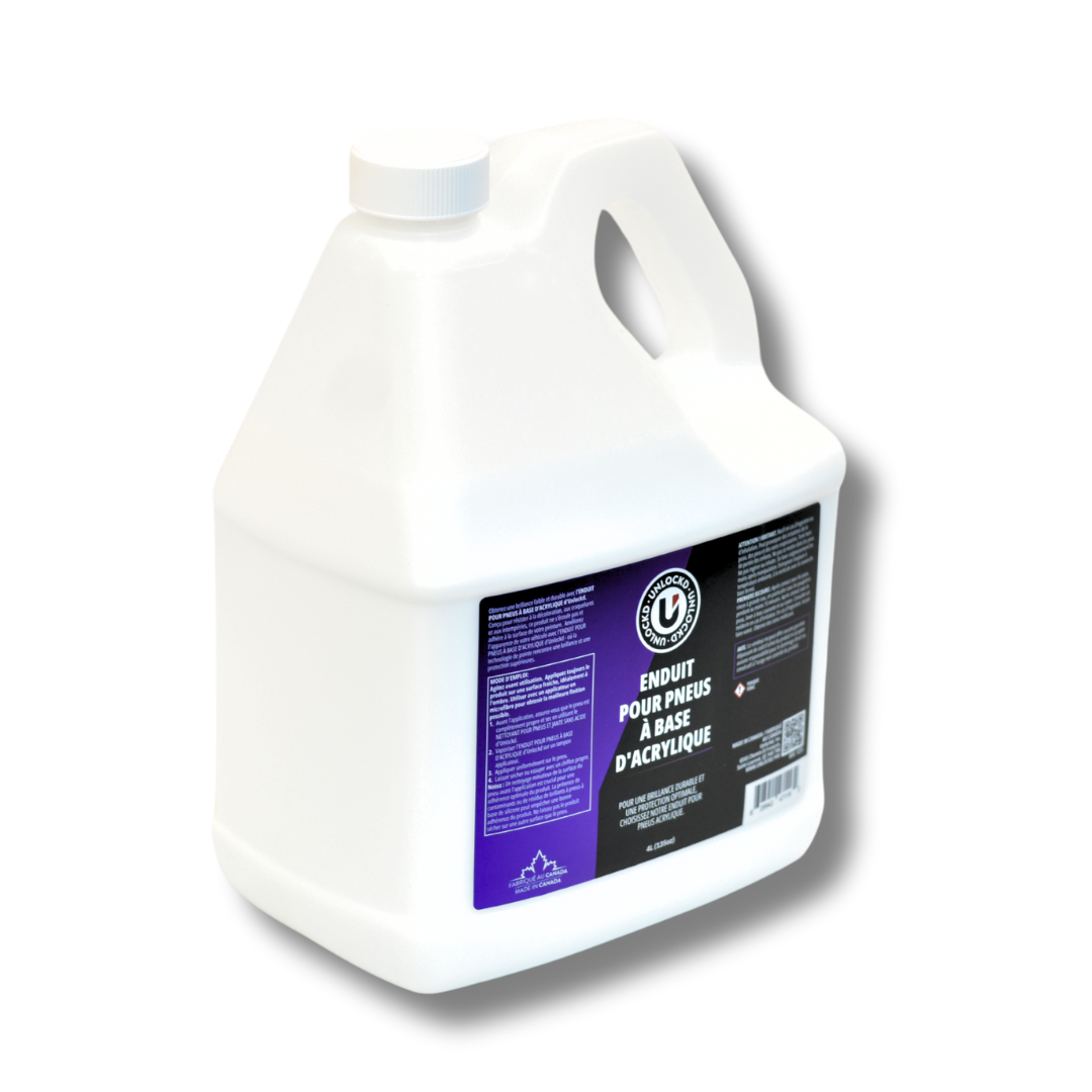 Long-Lasting Acrylic Tire Shine