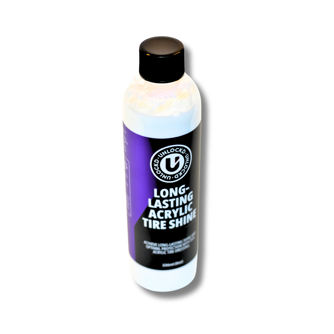 Long-Lasting Acrylic Tire Shine