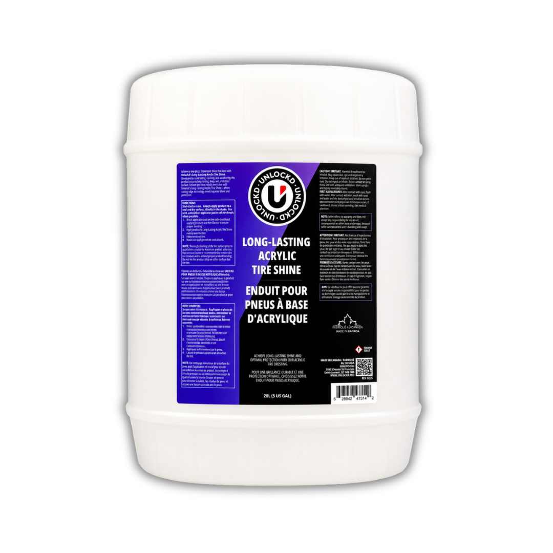 Long-Lasting Acrylic Tire Shine