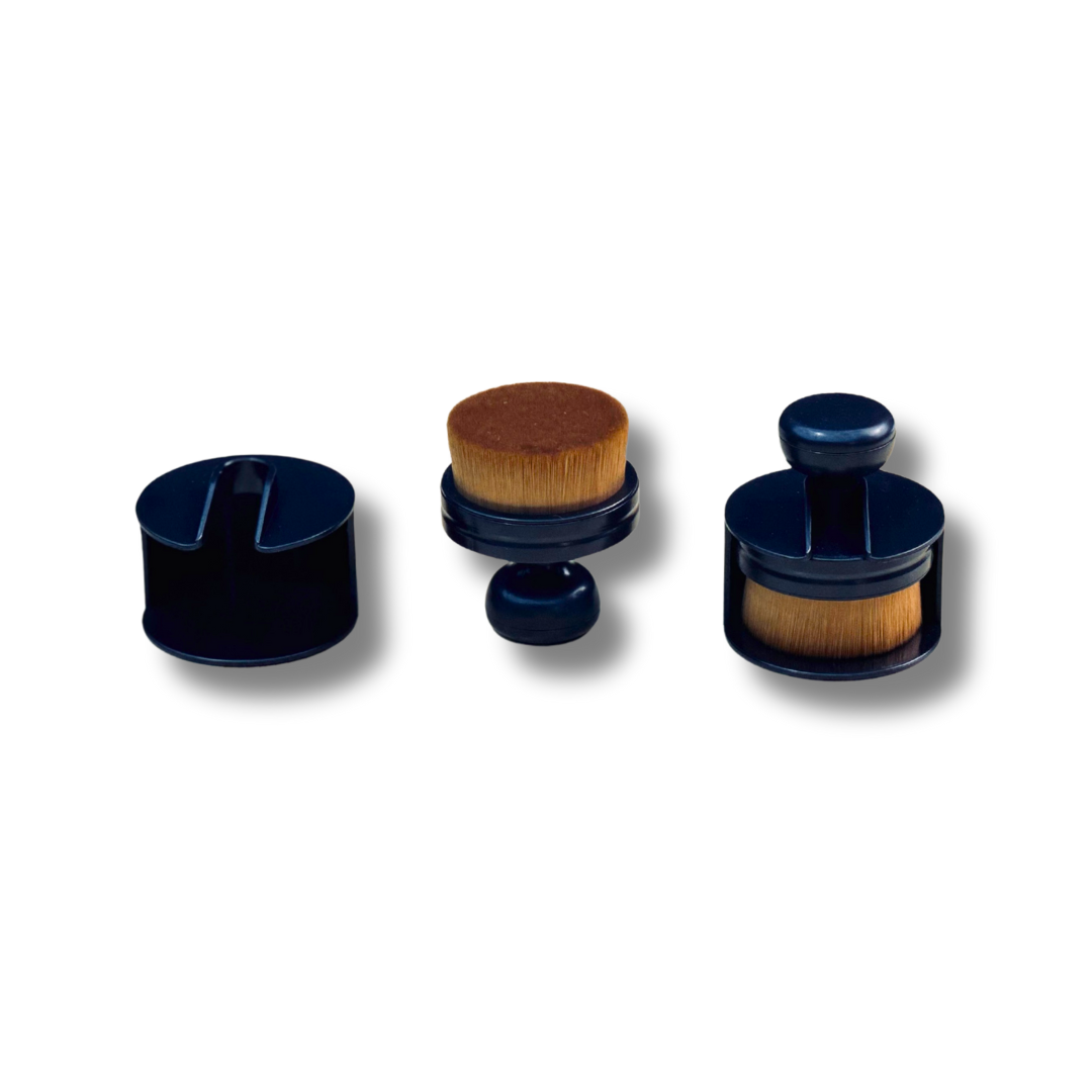 Precision Tire Detailing Brush with Holder