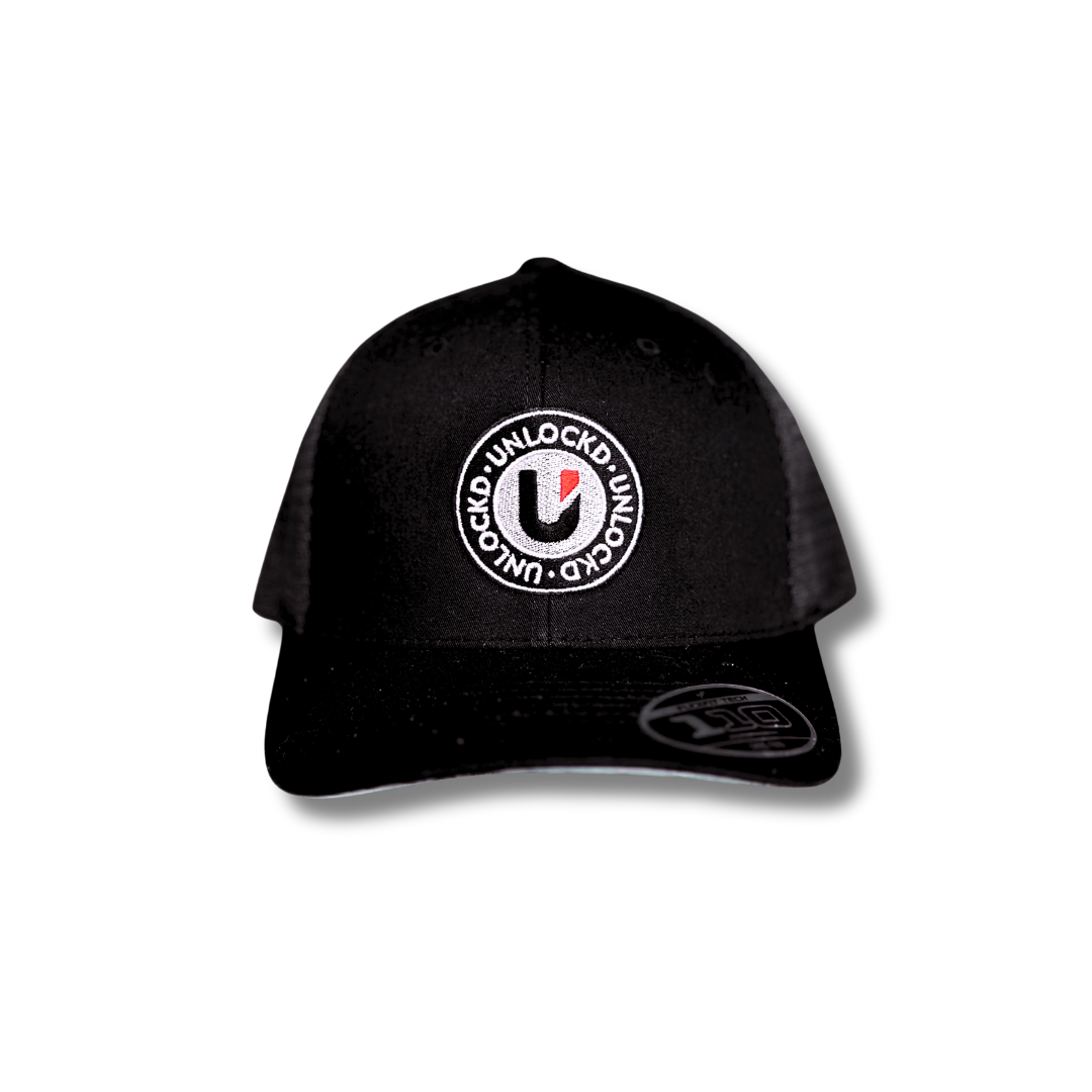 UNLOCKD Classic Embroidered Trucker Cap