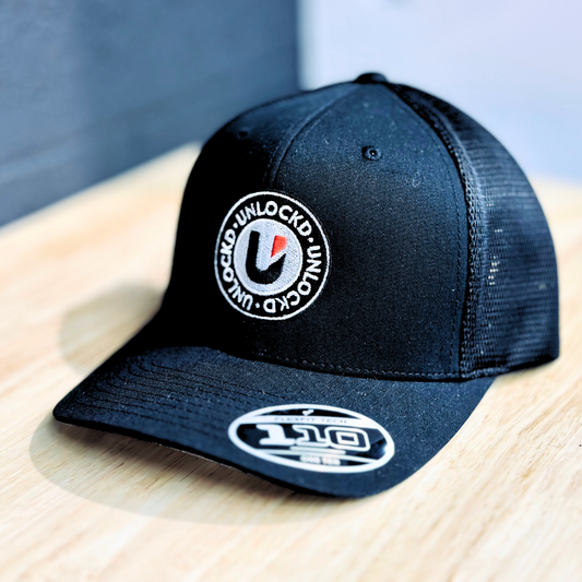 UNLOCKD Classic Embroidered Trucker Cap