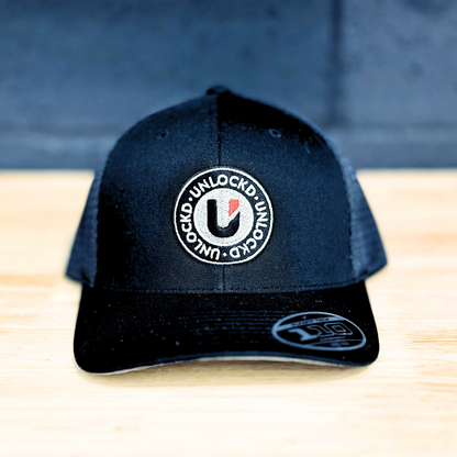 UNLOCKD Classic Embroidered Trucker Cap