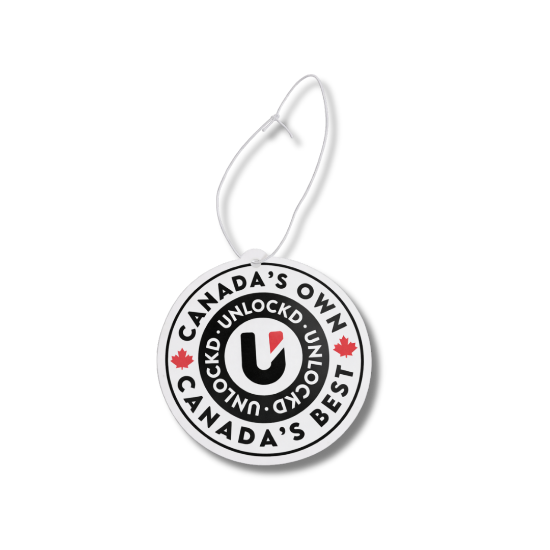 Étiquette parfumée pour voiture UNLOCKD