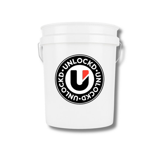 UNLOCKD's 20L Detailing Bucket is built for professionals and enthusiasts who demand performance and durability.