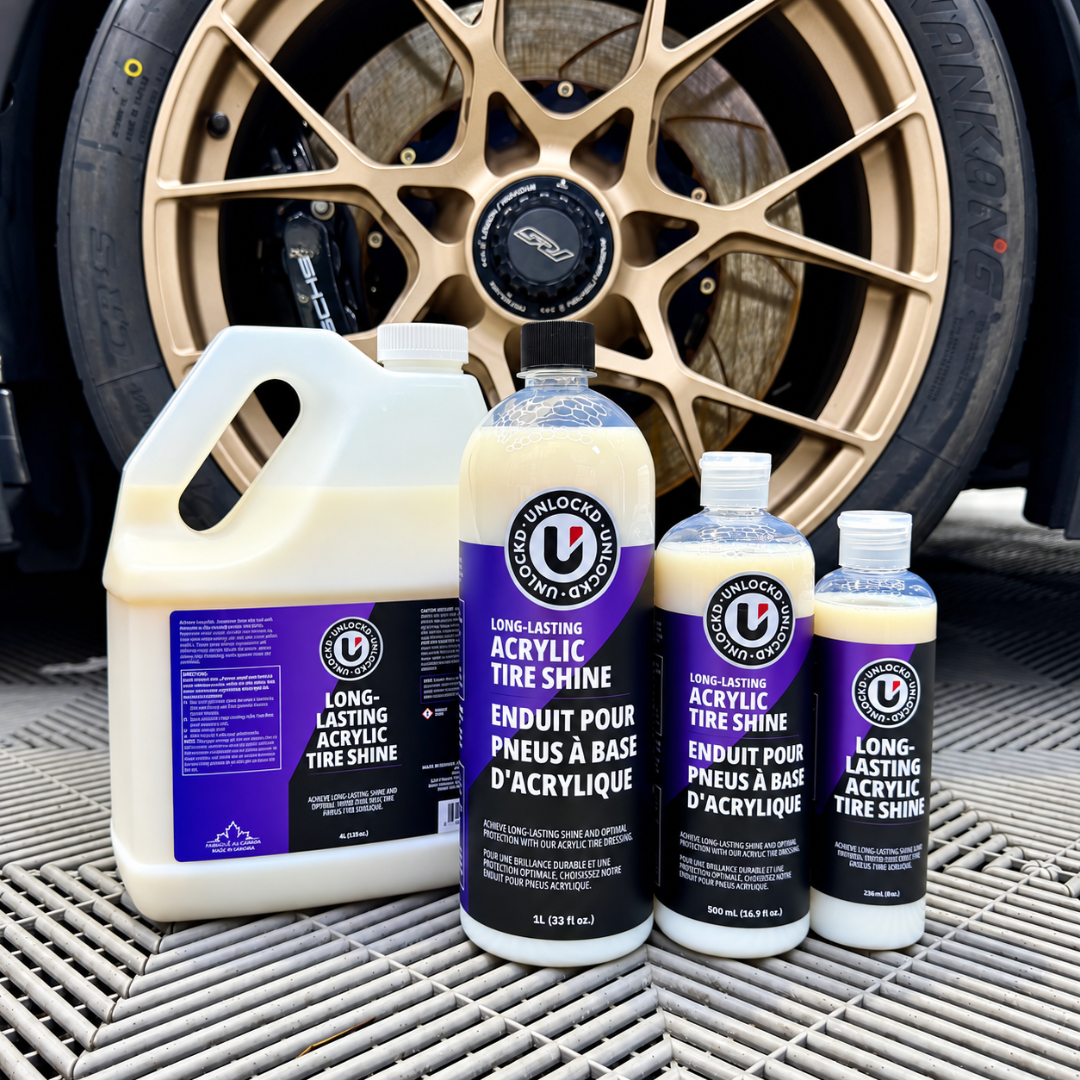 Long-Lasting Acrylic Tire Shine