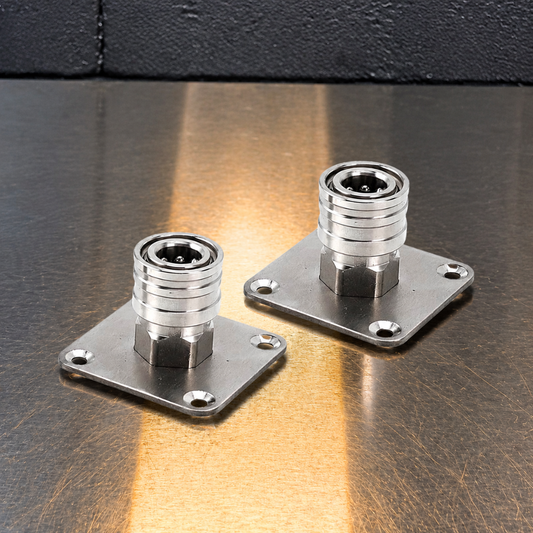 Ensemble de 2 Supports pour Canon à Mousse en Acier Inoxydable
