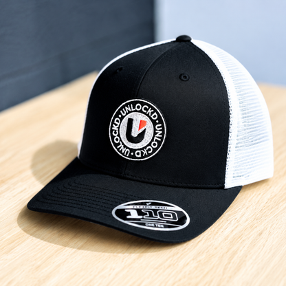 UNLOCKD Classic Embroidered Trucker Cap