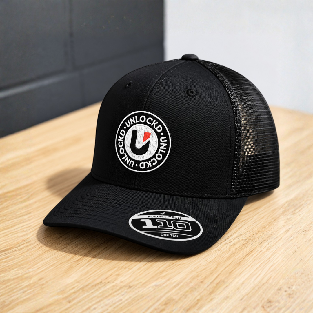 UNLOCKD Classic Embroidered Trucker Cap